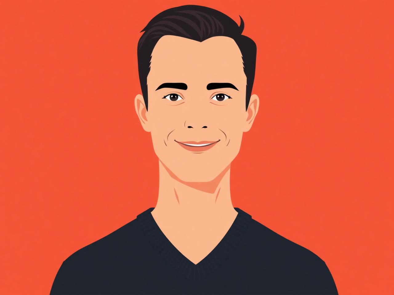 Portrait illustration of Chris Robbin